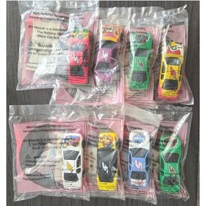Lot of 8 Vintage 1999 Kellogg's NASCAR Pull 'N Go Cars -‎ Terry Labonte #5 - New